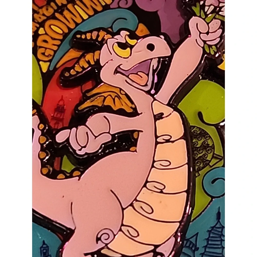 Disney Pin FIGMENT PURPLE DRAGON EPCOT MASCOT IMAGINATION Artist Proof AP